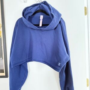 Fenty Navy Blue cropped hoodie Plus size 2X/18/20XXL